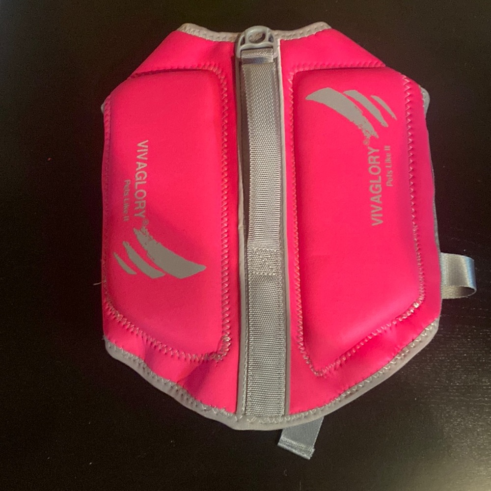 97 Vivaglory Dog Life Vest with Superior Buoyancy and Rescue Handle, Pink,M